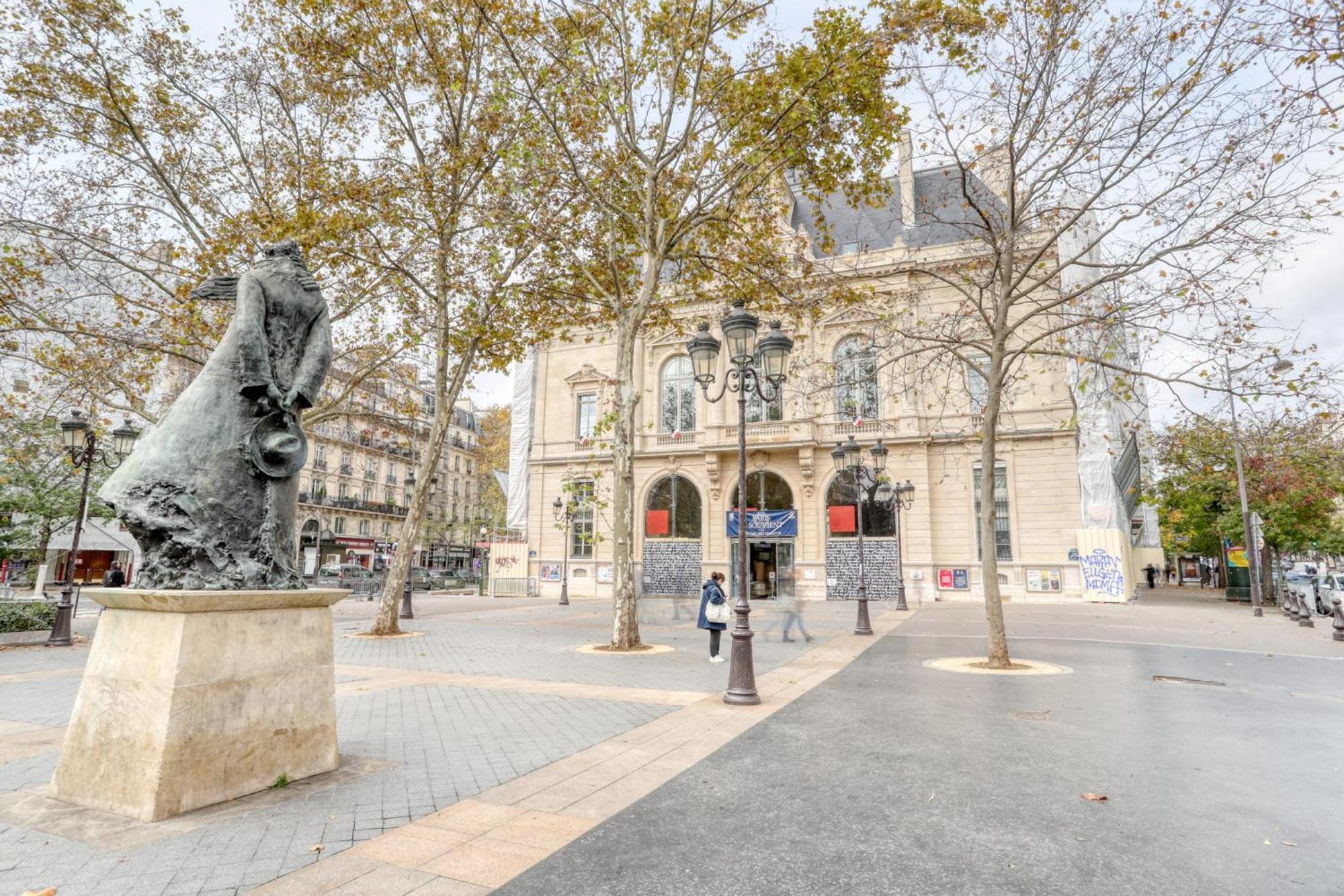 Grand Appart Spacieux Renove Paris Metro Wifi ภายนอก รูปภาพ